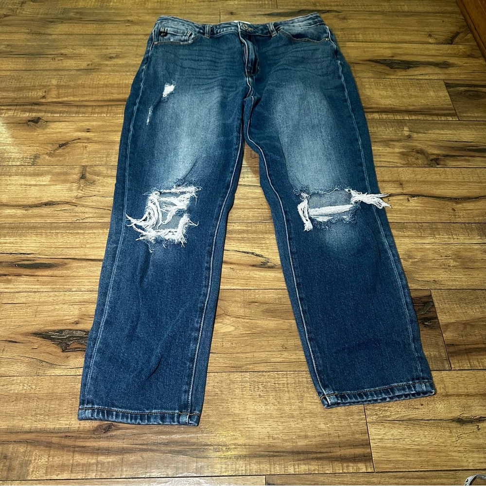 Kancan Distressed Blue Jeans size 13